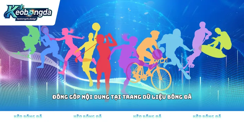 Đóng góp nội dung tại trang dữ liệu bóng đá