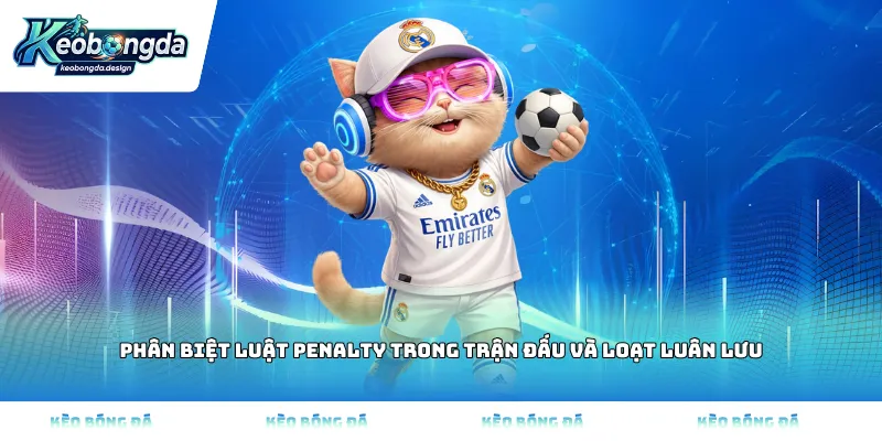 Phân biệt Luật Penalty trong trận đấu và loạt luân lưu