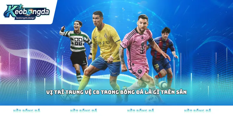 vị trí trung vệ CB trong bóng đá là gì trên sân